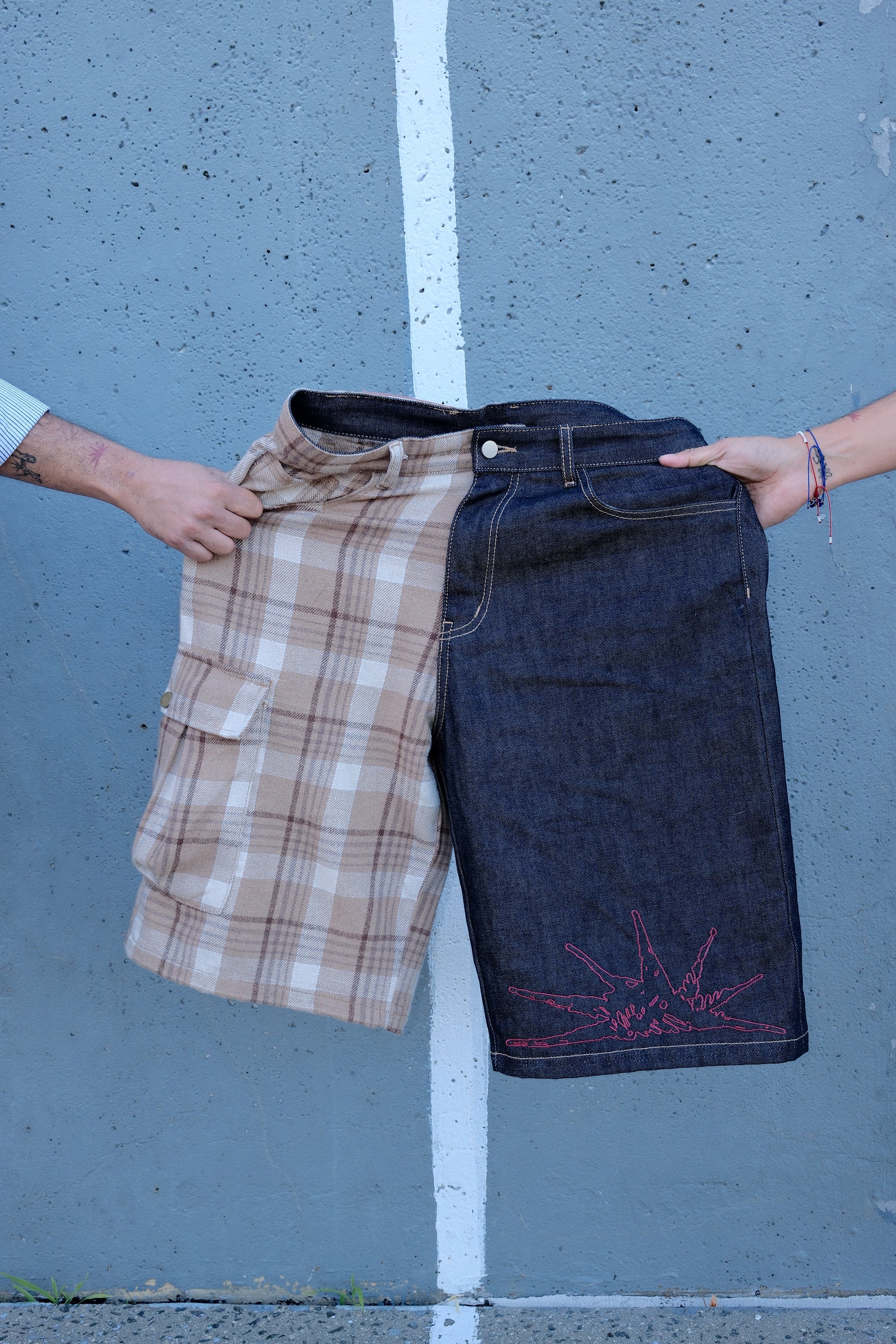 half & half shorts