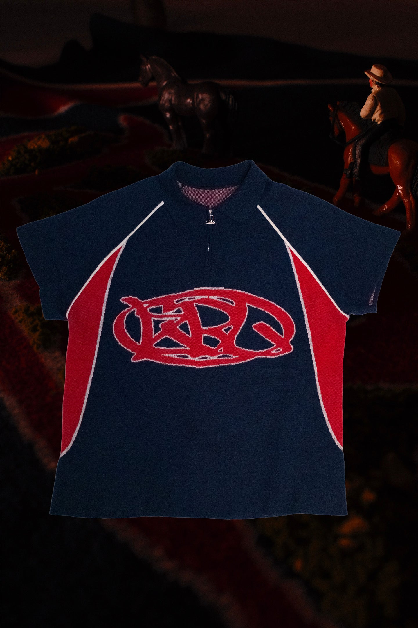 horsepower quarter-zip polo